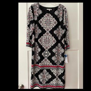 Studio One black and white shift dress